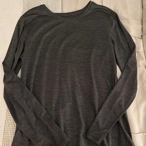 Athletic Works Long Sleeve Tee - Dark Gray